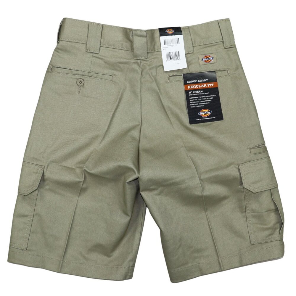 Dickies Regular Fit 11" Inseam Flex Twill Stain Release Men's Cargo Shorts NWT